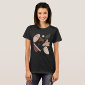 Abstract Minimalist Cactus Aesthetic Boho Cactus T-shirt (Voorkant volledig)