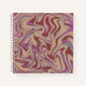 Abstract Minimalist Notebook Notitieboek (Voorkant)