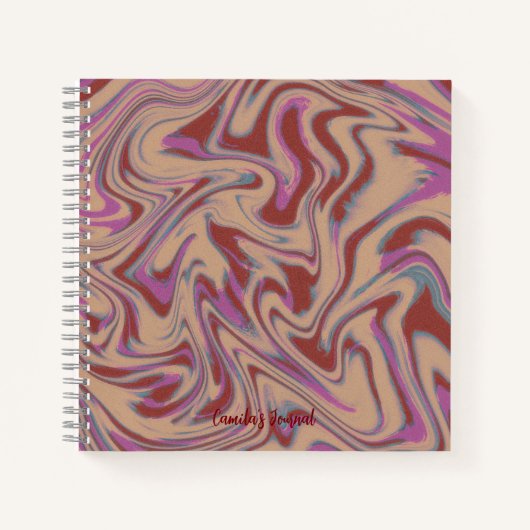 Abstract Minimalist Notebook Notitieboek (Voorkant)