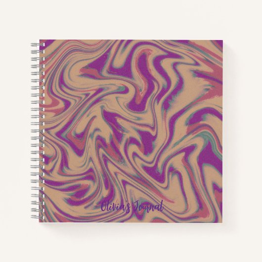 Abstract Minimalist Notebook Notitieboek (Voorkant)