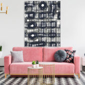 Abstract Minimalist Quantum Mechanics pattern Canvas Afdruk (Insitu (Woonkamer))