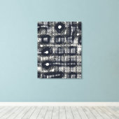 Abstract Minimalist Quantum Mechanics pattern Canvas Afdruk (Insitu (Houten vloer))