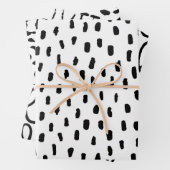 Abstract minimalistisch design patrooninpakpapier inpakpapier vel (In situ)