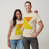 Abstract minimalistisch geometrisch ontwerp t-shirt (Unisex)