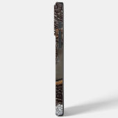 Abstract minimalistisch gepersonaliseerd faux-lede Case-Mate iPhone case (Achterkant / Links)