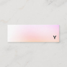 Abstract minimalistisch gradiënt Mini Visitekaartj