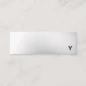 Abstract minimalistisch gradiënt Mini Visitekaartj Mini Visitekaartje (Voorkant)