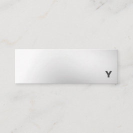 Abstract minimalistisch gradiënt Mini Visitekaartj Visitekaartje