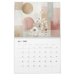 Abstract minimalistisch kalender