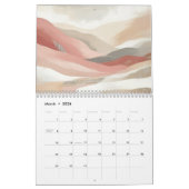 Abstract minimalistisch kalender (Mar 2026)