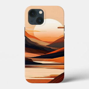 Abstract minimalistisch landschap Case-Mate iPhone case