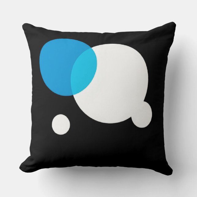 Abstract minimalistisch ontwerp kussen (Voorkant)