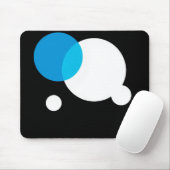 Abstract minimalistisch ontwerp muismat (Met muis)