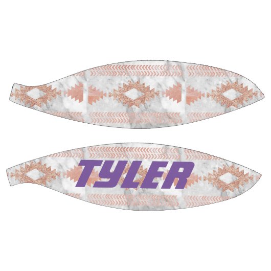 abstract minimalistisch roos goud aztec witte marm basketbal (Panelen)