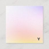 Abstract minimalistisch Visitekaartje verloopkwadr (Voorkant)