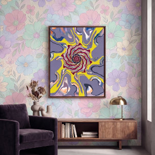 ABSTRACT MINIMALISTISCHE HEDENDAAGSE CHIC TEXTUUR POSTER