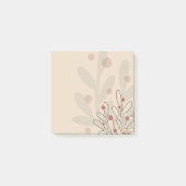 Abstract mistletoe xmas holidays design post-it® notes (Voorkant)