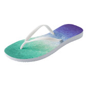 Abstract MLM mannen die van mannen houden Pride vl Teenslippers (Schuin)