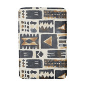 Abstract modderlakenpatroon badmat (Voorkant Verticaal)