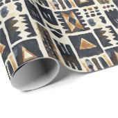 Abstract modderlakenpatroon cadeaupapier (Rol Hoek)