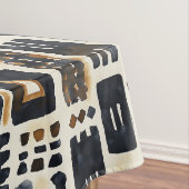 Abstract modderlakenpatroon tafelkleed (Voorbeeld)