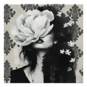 Abstract Mode portret Perfect Poster (Voorkant)