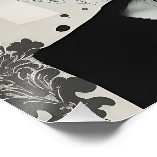 Abstract Mode portret Perfect Poster (Hoek)