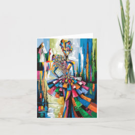Abstract model blanco Kaart