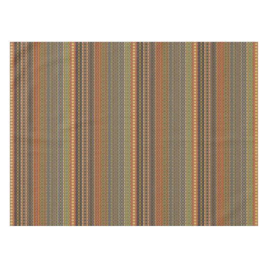 Abstract modelontwerp met tribale strips tafelkleed (Voorkant (Horizontaal))