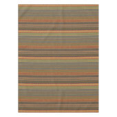 Abstract modelontwerp met tribale strips tafelkleed (Voorkant)