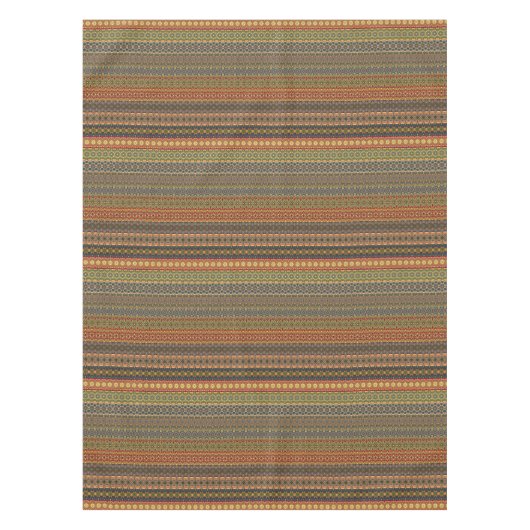 Abstract modelontwerp met tribale strips tafelkleed (Voorkant)
