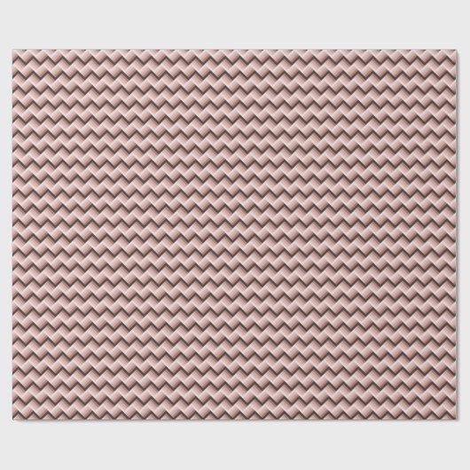 Abstract Modern 3D Streep Naadloos Cadeaupapier (Vlak)