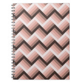 Abstract Modern 3D Streep Naadloos Notitieboek (Voorkant)