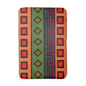Abstract modern Afrikaans kleurrijk patroon Badmat (Voorkant Verticaal)