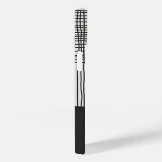 Abstract modern art minimal Monogram retro Case-Mate iPhone Case (Achterkant / Rechts)