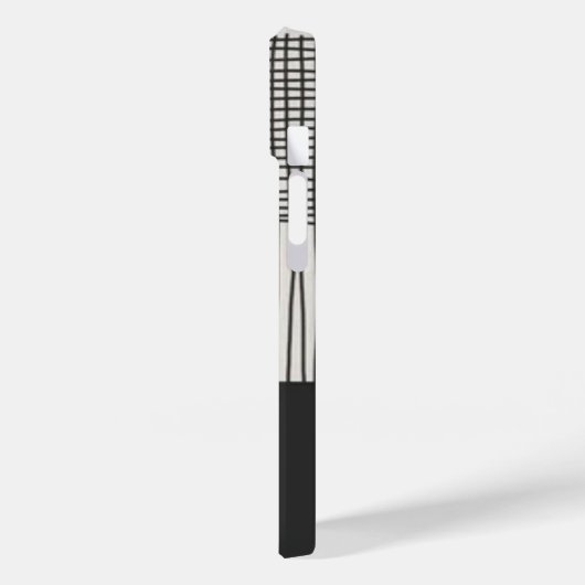 Abstract modern art minimal Monogram retro Case-Mate iPhone Case (Achterkant / Links)