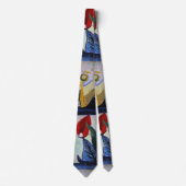 Abstract Modern Art Painting Stropdas (Voorkant)