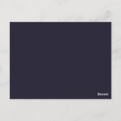 Abstract Modern Blueberry Briefkaart (Achterkant)