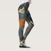 Abstract Modern Collage Artistic Pattern Leggings (Rechts)