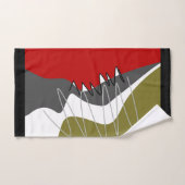 Abstract, modern, creatief, toegepast Sierkussen Bad Handdoek (Handdoek)