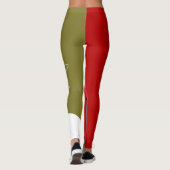 Abstract, modern, creatief, toegepast Sierkussen Leggings (Achterkant)