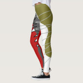 Abstract, modern, creatief, toegepast Sierkussen Leggings (Links)