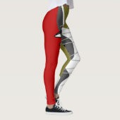 Abstract, modern, creatief, toegepast Sierkussen Leggings (Rechts)
