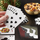 Abstract, modern, creatief, toegepast Sierkussen Pokerkaarten (Insitu)