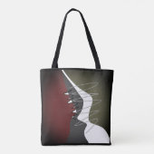 Abstract, modern, creatief, toegepast Sierkussen Tote Bag (Achterkant)