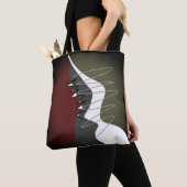 Abstract, modern, creatief, toegepast Sierkussen Tote Bag (Dichtbij)