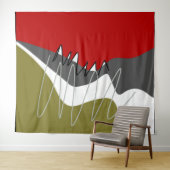 Abstract, modern, creatief, toegepast Sierkussen Wandkleed (In Situ (horizontaal))