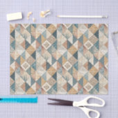 Abstract modern cubistisch geometrisch driehoekpat tissuepapier (Craft)