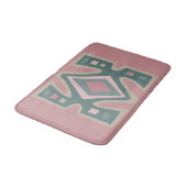 Abstract modern deco Afrikaanse boho-patroon Badmat (Gekanteld)