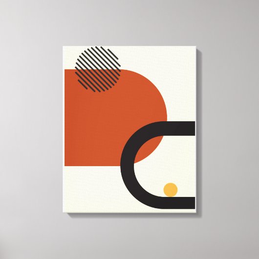 Abstract modern design canvas afdruk (Voorkant)